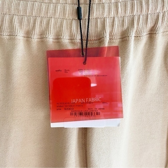 Moussy Studiowear NWT Women’s Large Made in Japan Streetwear Sweatpants - Picture 9 of 12